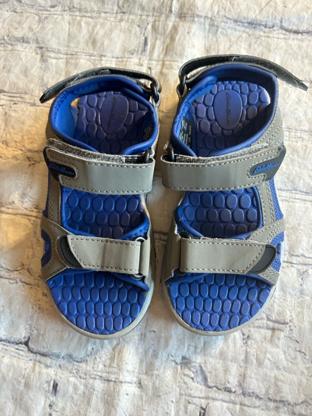 EDDIE BAUER KIDS WESTMONT RIVER ADJUSTABLE OUTDOOR HIKING BOYS SANDALS SIZE 13